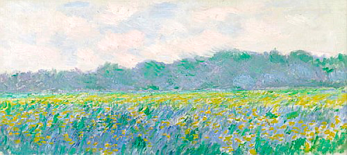 Claude Monet - Field of Yellow Irises at Giverny