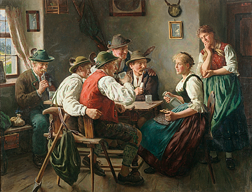 Emil Rau - Flirt in farmers sitting room