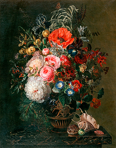 Monogrammist A.H. - Flower stillife