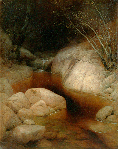 Ferdinand Keller - Forest runnel
