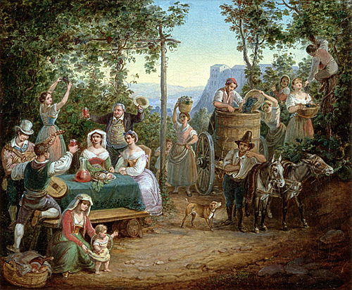 Baldomero Galofre y Gimenez - Grape gathering party