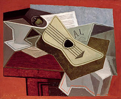 Juan Gris - Guitar and Newspaper