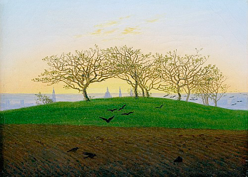 Caspar David Friedrich - Hills and Ploughed Fields near Dresden