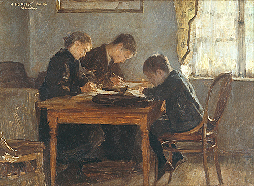 August Holmberg - Home lesson