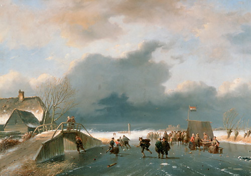 Andreas Schelfhout - Ice course joys