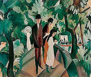August Macke - Promenade