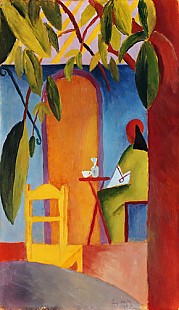 August Macke - Turkish Cafe II