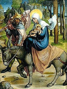 Albrecht Dürer - The escape to Egypt