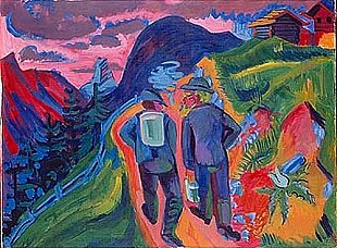Ernst Ludwig Kirchner - Alp path after a thunderstorm