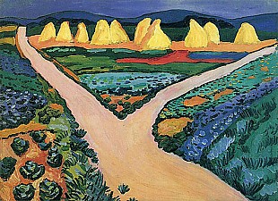 August Macke - Vegetable fields