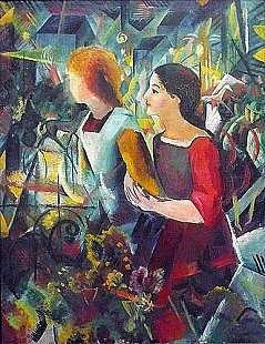 August Macke - Two girls