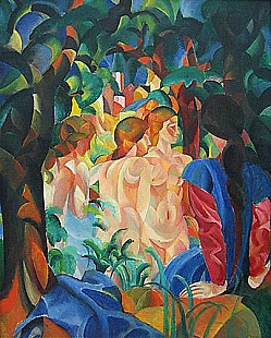 August Macke - Bathing girls