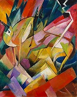 Franz Marc - Mountain goats