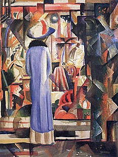 August Macke - Huge and bright shopwindow