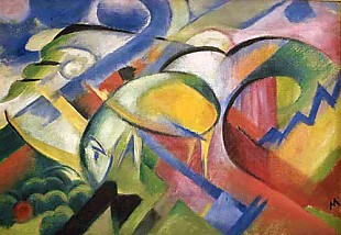 Franz Marc - Sheep