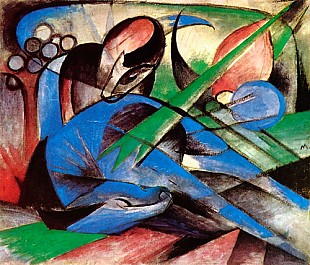 Franz Marc - Dreaming horse