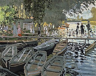 Claude Monet - Bathers at La Grenouillere