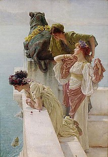 Sir Lawrence Alma-Tadema - A Coign of Vantage, 1895