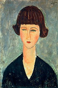 Amadeo Modigliani - Young Brunette