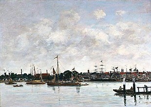 Eugéne Boudin - The Meuse at Dordrecht