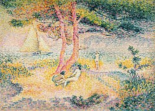 Henri-Edmond Cross - The Beach at St. Clair