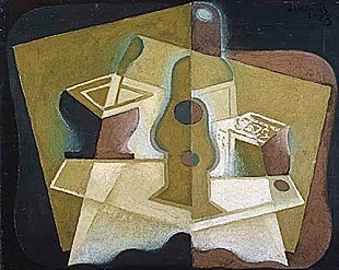 Juan Gris - The Packet of Tobacco