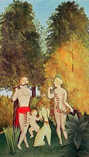 Henri Rousseau - Happy quartette
