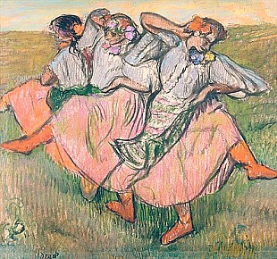 Edgar Degas - Three Russian Dancers