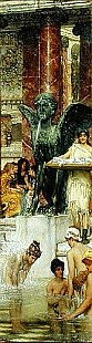 Sir Lawrence Alma-Tadema - Roman Women In The Bath, 1876
