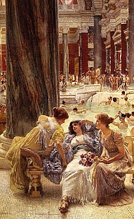Sir Lawrence Alma-Tadema - The Baths of Caracalla, 1899