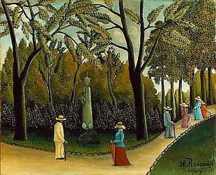 Henri Rousseau - At Jardin du Luxembourg