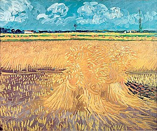 Vincent van Gogh - Wheatfield with Sheaves