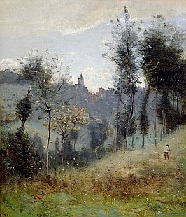 Jean Baptiste Camille Corot - Canteleu near Rouen