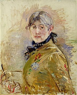 Berthe Morisot - Self Portrait, 1885