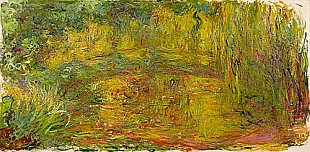 Claude Monet - The Japanese Bridge, 1918