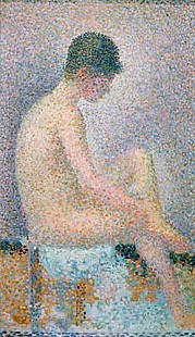 Georges-Pierre Seurat - Model in Profile