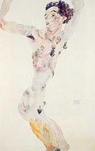 Egon Schiele - Self Portrait