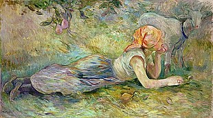 Berthe Morisot - Shepherdess Resting, 1891