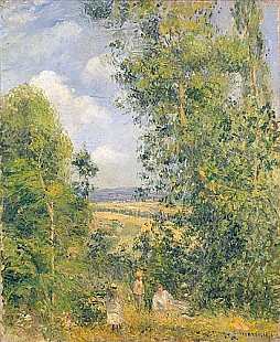 Camille Pissarro - A Rest in the Meadow