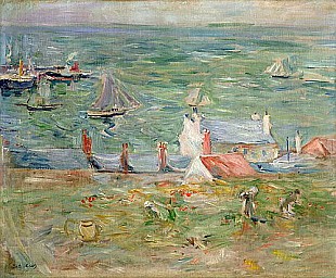 Berthe Morisot - The Port of Gorey on Jersey, 1886