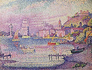 Paul Signac - Leaving the Port of Saint-Tropez, 1902