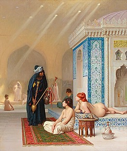 Jean-Léon Gérôme - Pool in a Harem