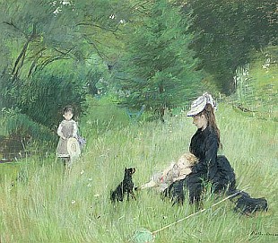 Berthe Morisot - In a Park, 1874