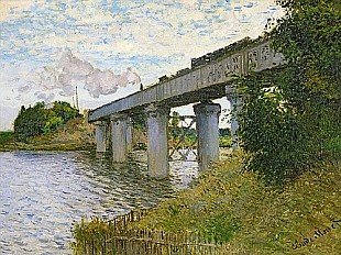 Claude Monet - The Railway Bridge at Argenteuil