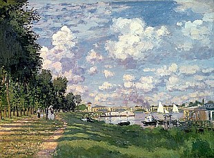 Claude Monet - The Marina at Argenteuil