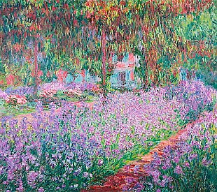 Claude Monet - The Artist's Garden at Giverny,