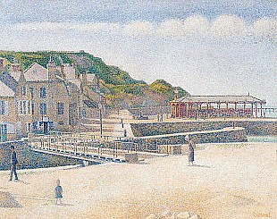 Georges-Pierre Seurat - The Harbour and the Quays at Port-en-Bessin