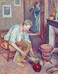 Maximilien Luce - The Coffee