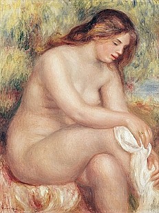 Pierre-Auguste Renoir - Bather Drying Herself