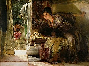 Sir Lawrence Alma-Tadema - Welcome Footsteps, 1883